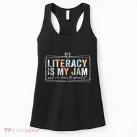 Literacy Is My Jam And Im Here To Spread It Women's Tank Top thumb 0