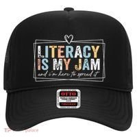 Literacy Is My Jam And Im Here To Spread It Hat thumb 0