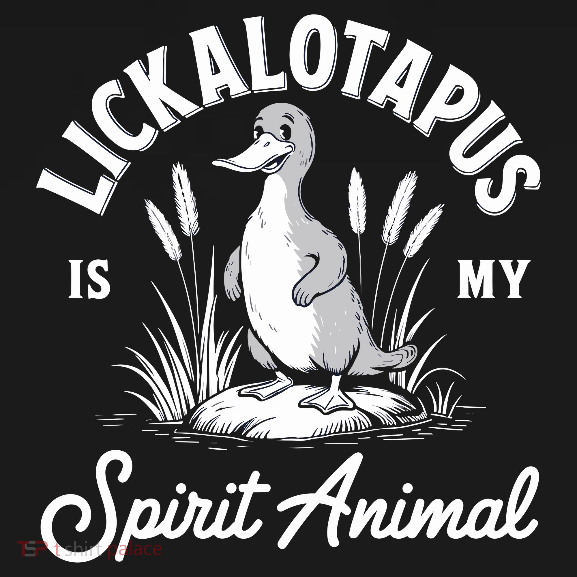 Lickalotapus Is My Spirit Animal Funny Lickalotapus Ornament