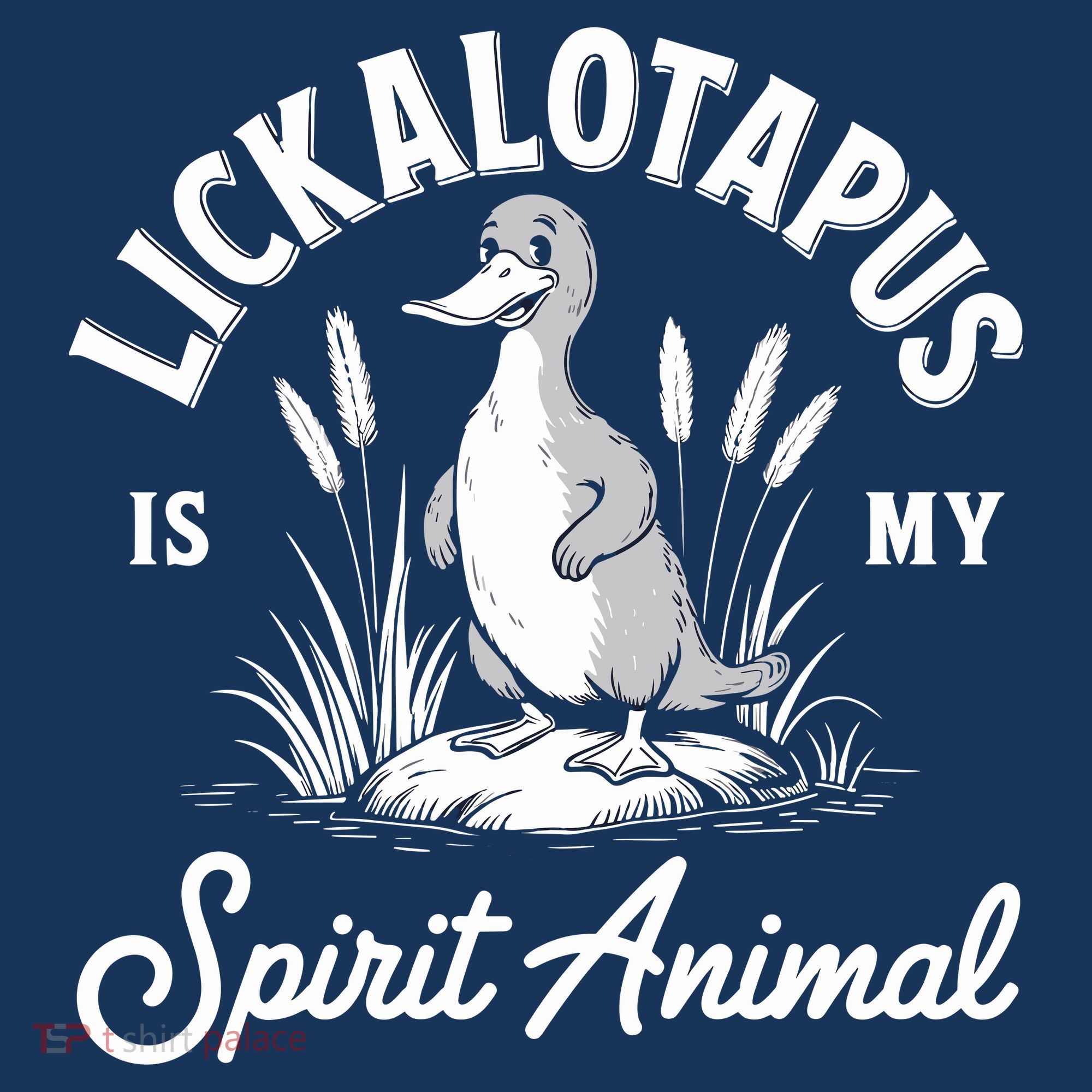 Lickalotapus Is My Spirit Animal Funny Lickalotapus Baby Bodysuit