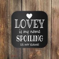 Lovey Is My Name Special Grandma Coaster thumb 0