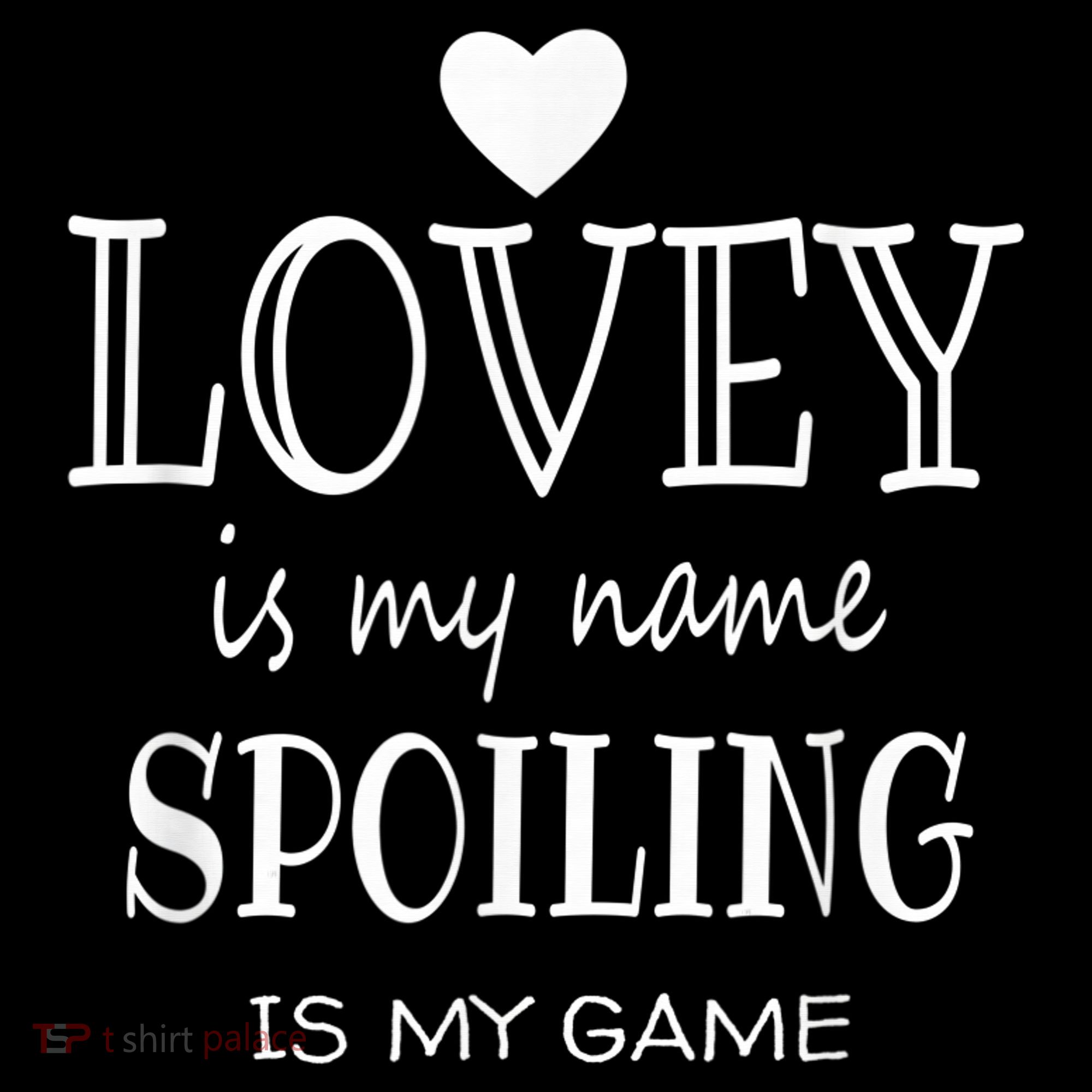 Lovey Is My Name Special Grandma Women's Hoodie