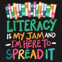 Literacy Is My Jam And Im Here To Spread It Hoodie thumb 7