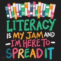 Literacy Is My Jam And Im Here To Spread It Beanie thumb 2