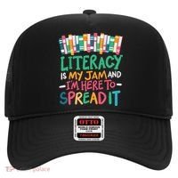 Literacy Is My Jam And Im Here To Spread It Hat thumb 0