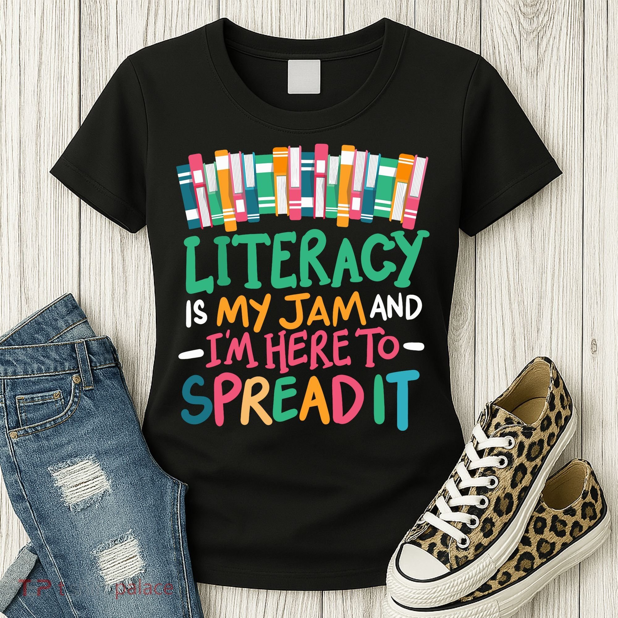 Literacy Is My Jam And Im Here To Spread It Women's T-Shirt