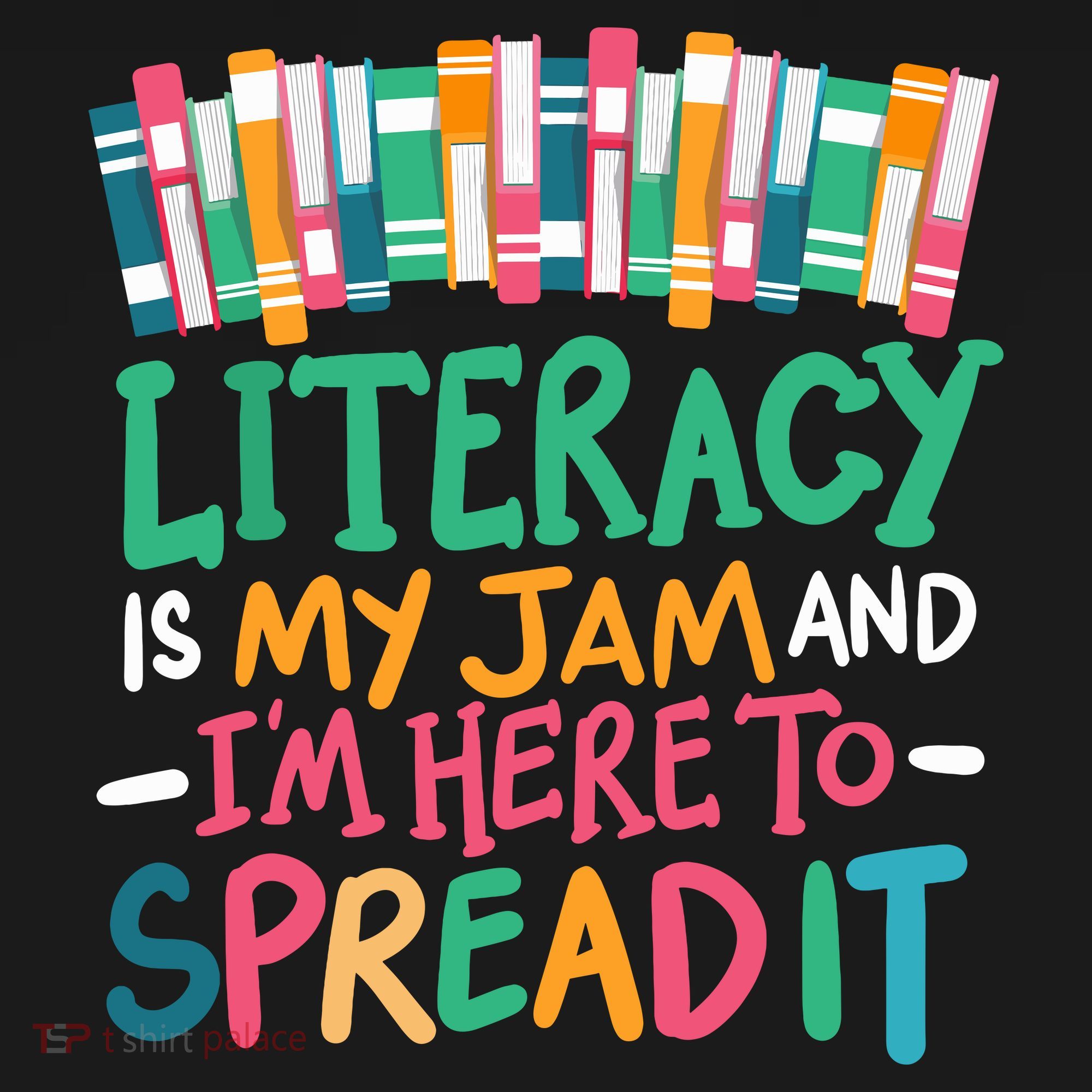 Literacy Is My Jam And Im Here To Spread It Kids Sweatshirt