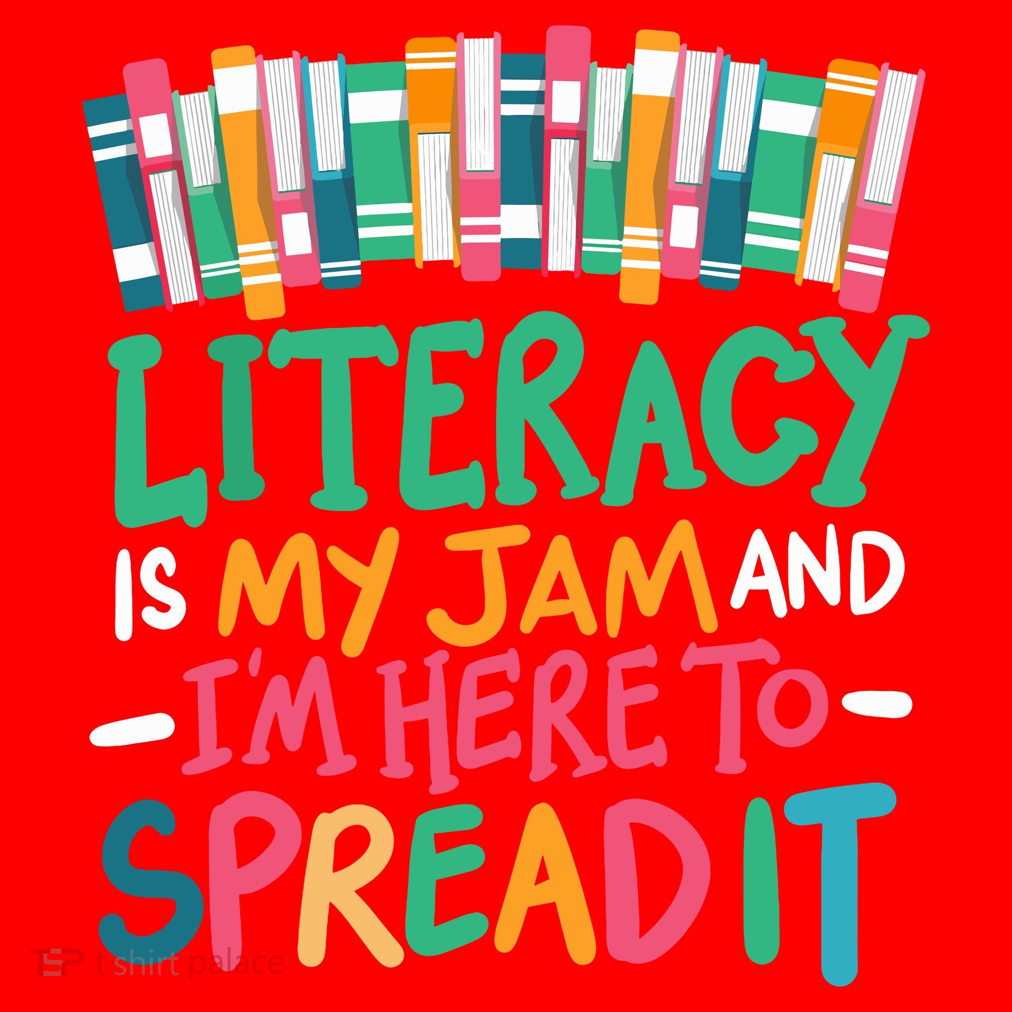 Literacy Is My Jam And Im Here To Spread It Santa Hat