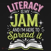 Literacy Is My Jam And Im Here To Spread It Doggie Tank thumb 4