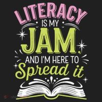 Literacy Is My Jam And Im Here To Spread It Beanie thumb 2