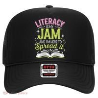 Literacy Is My Jam And Im Here To Spread It Hat thumb 0