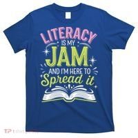 Literacy Is My Jam And Im Here To Spread It T-Shirt thumb 0