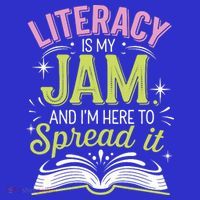 Literacy Is My Jam And Im Here To Spread It Coaster thumb 2