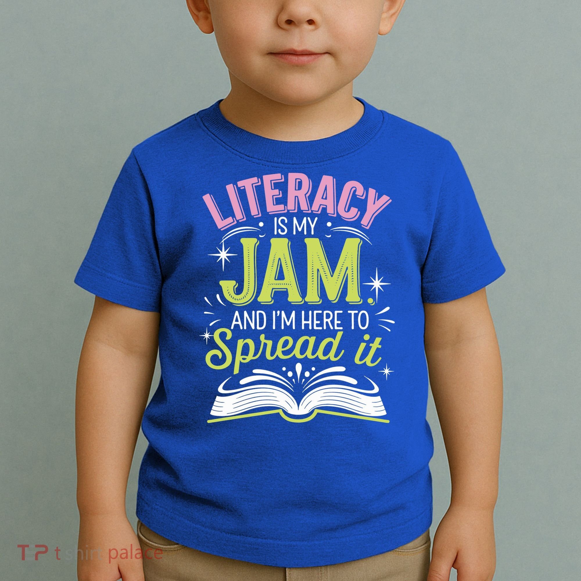 Literacy Is My Jam And Im Here To Spread It Toddler T-Shirt