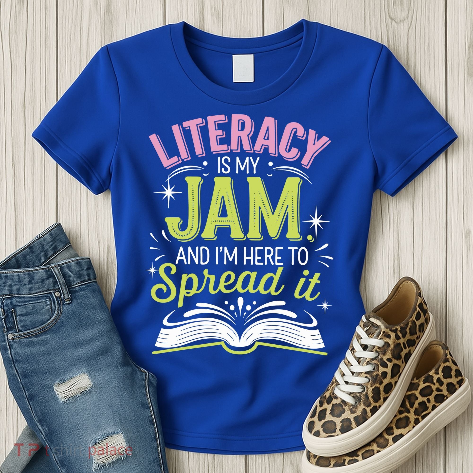 Literacy Is My Jam And Im Here To Spread It Women's T-Shirt