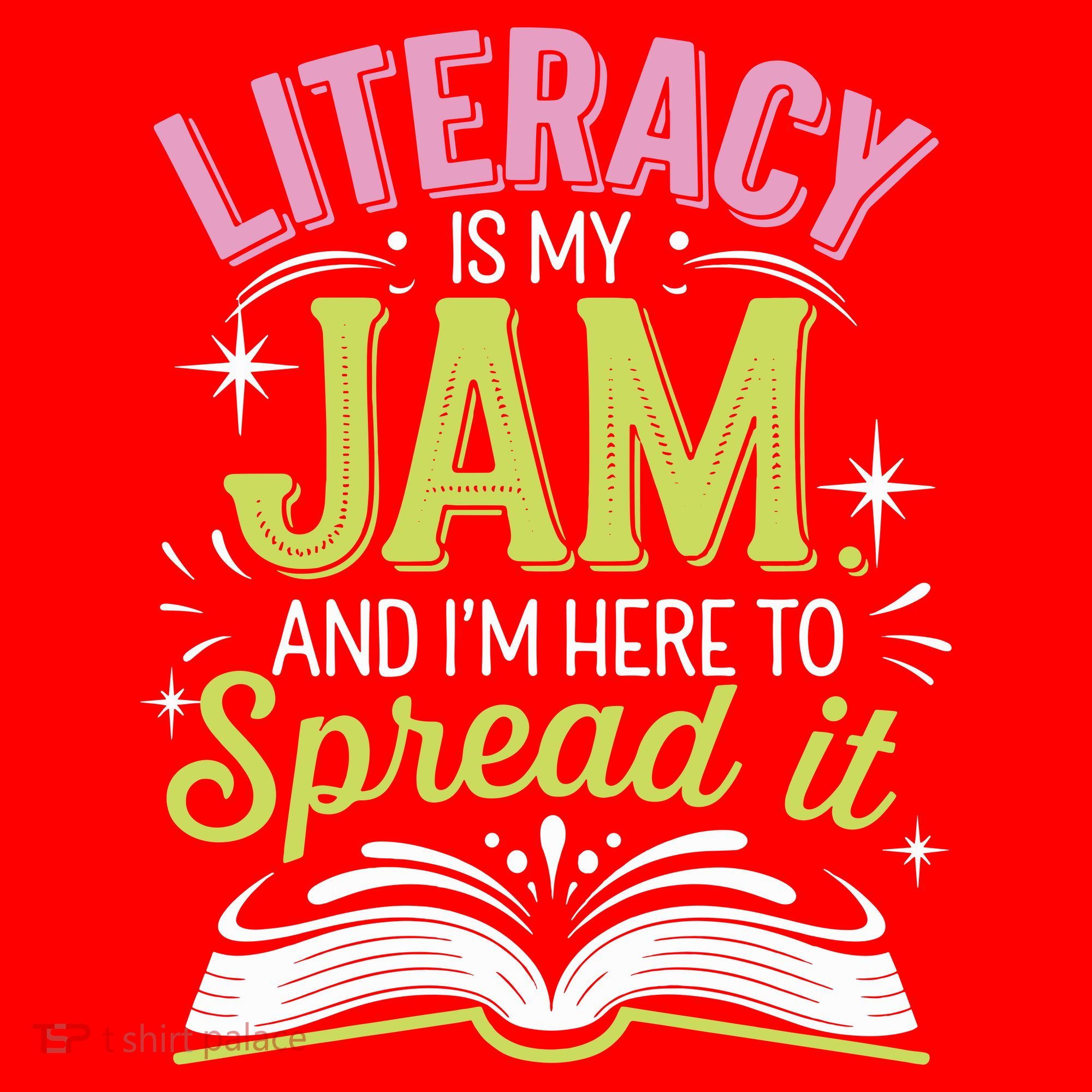 Literacy Is My Jam And Im Here To Spread It Santa Hat