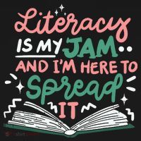 Literacy Is My Jam And Im Here To Spread It Bucket Hat thumb 4