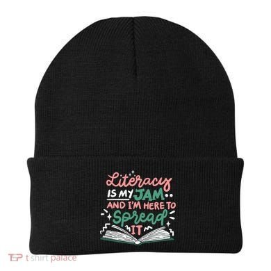Literacy Is My Jam And Im Here To Spread It Beanie