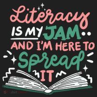 Literacy Is My Jam And Im Here To Spread It Beanie thumb 2