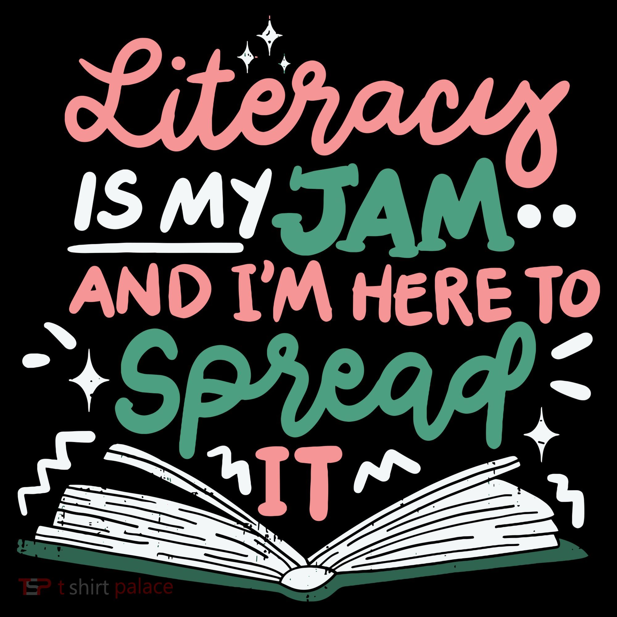 Literacy Is My Jam And Im Here To Spread It Women's Hoodie