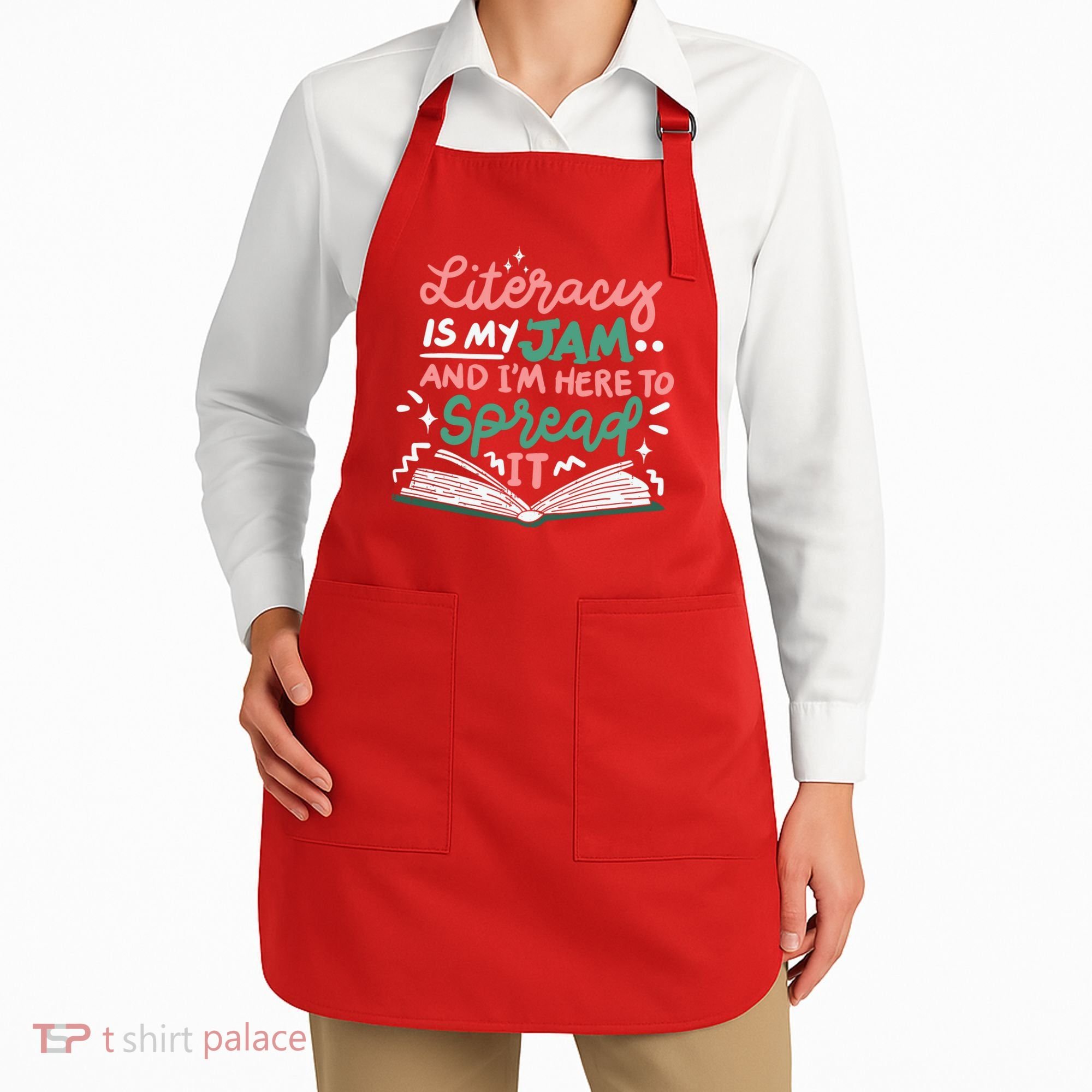 Literacy Is My Jam And Im Here To Spread It Apron