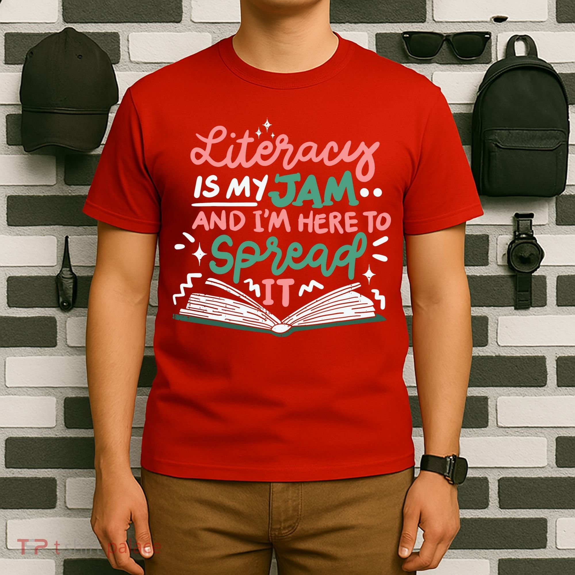 Literacy Is My Jam And Im Here To Spread It T-Shirt