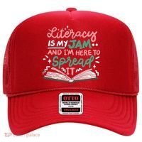 Literacy Is My Jam And Im Here To Spread It Hat thumb 0