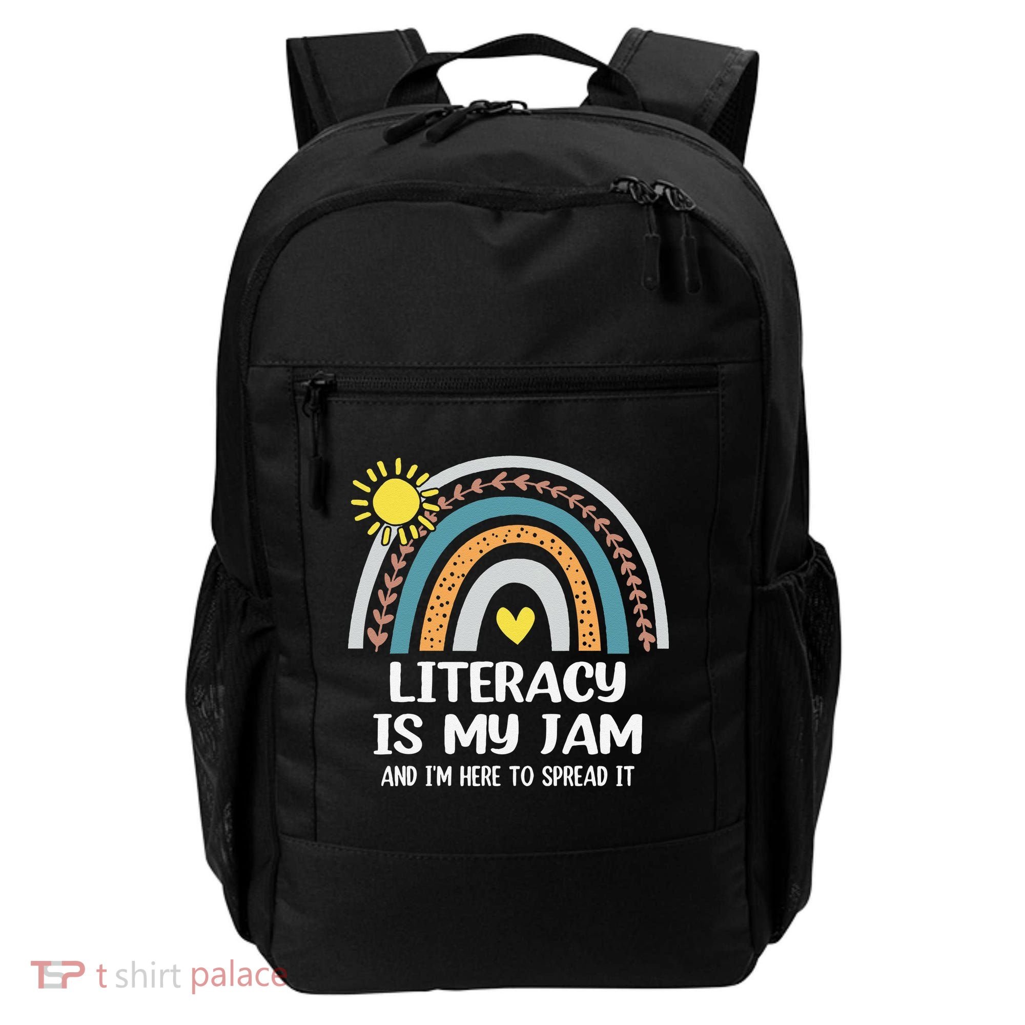Literacy Is My Jam Literacy Teacher Reading Interventionist Backpack