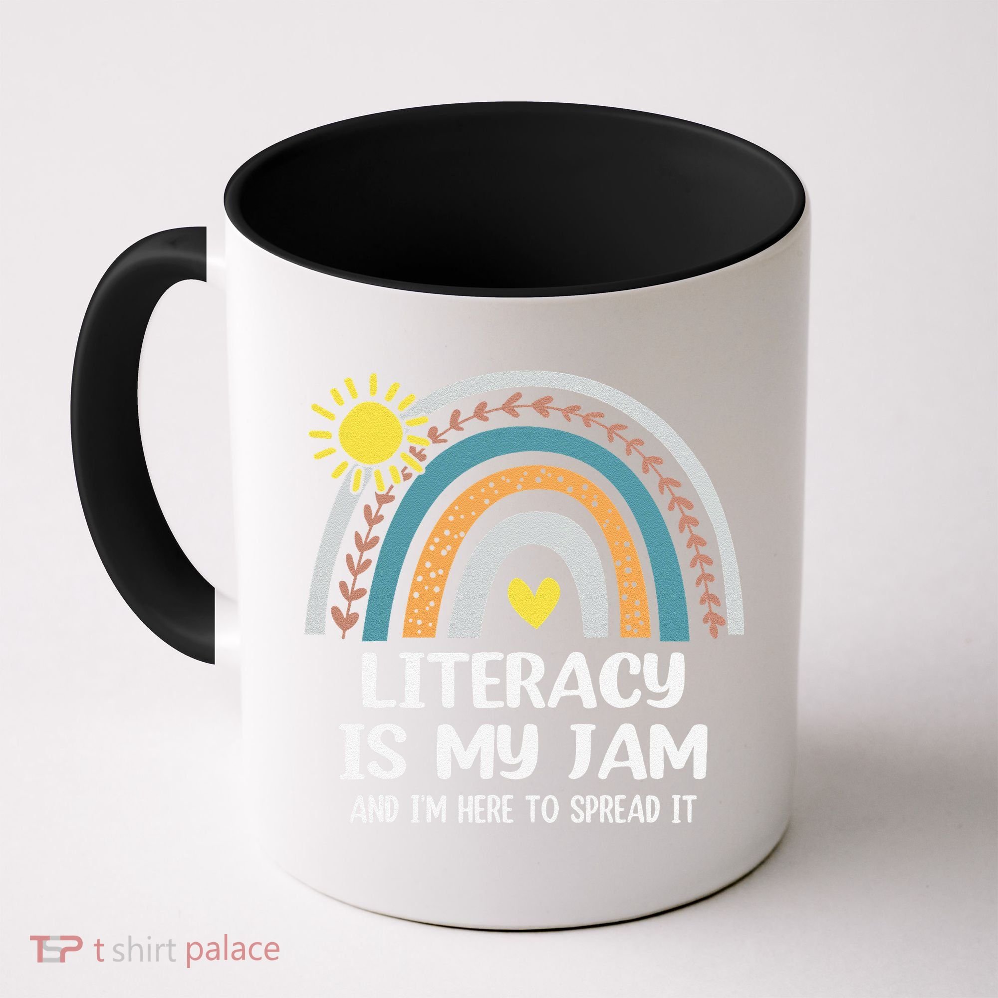 Literacy Is My Jam Literacy Teacher Reading Interventionist Coffee Mug
