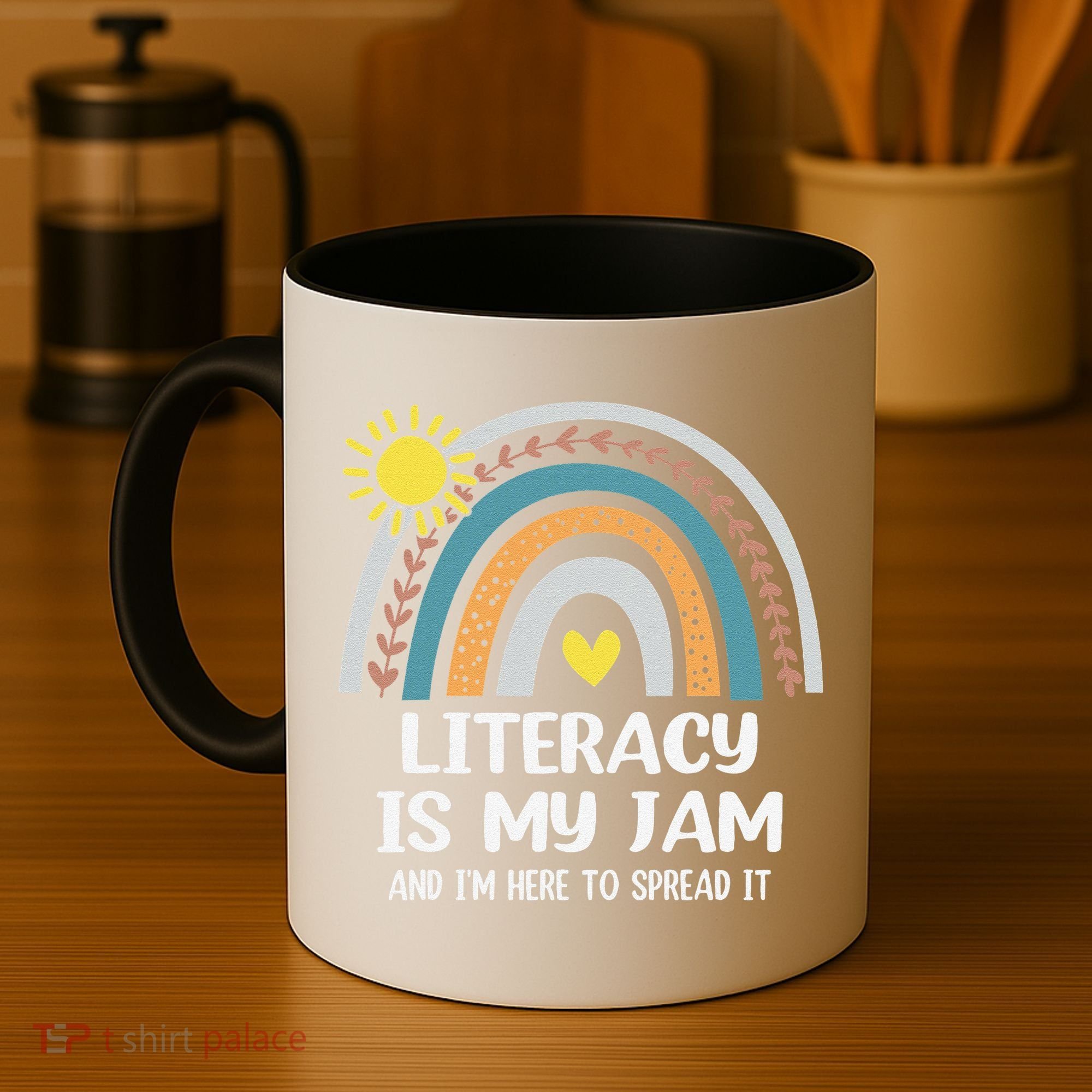Literacy Is My Jam Literacy Teacher Reading Interventionist Coffee Mug