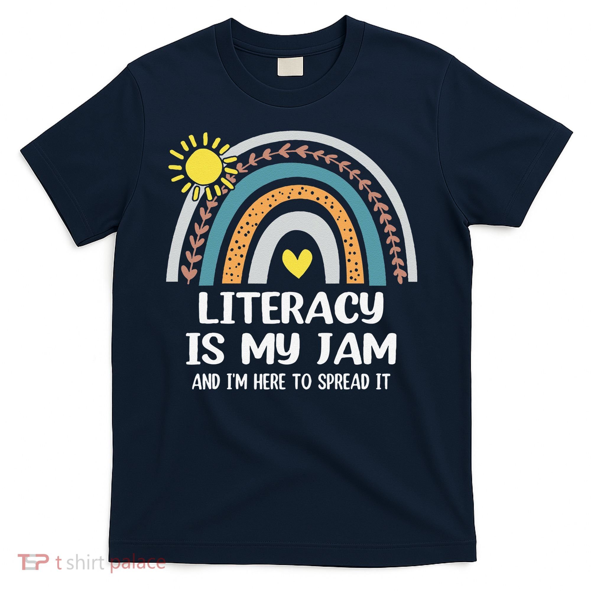 Literacy Is My Jam Literacy Teacher Reading Interventionist T-Shirt