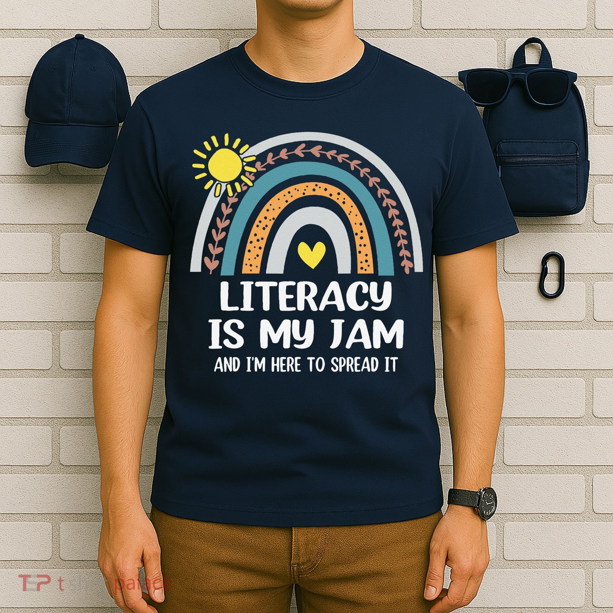 Literacy Is My Jam Literacy Teacher Reading Interventionist T-Shirt