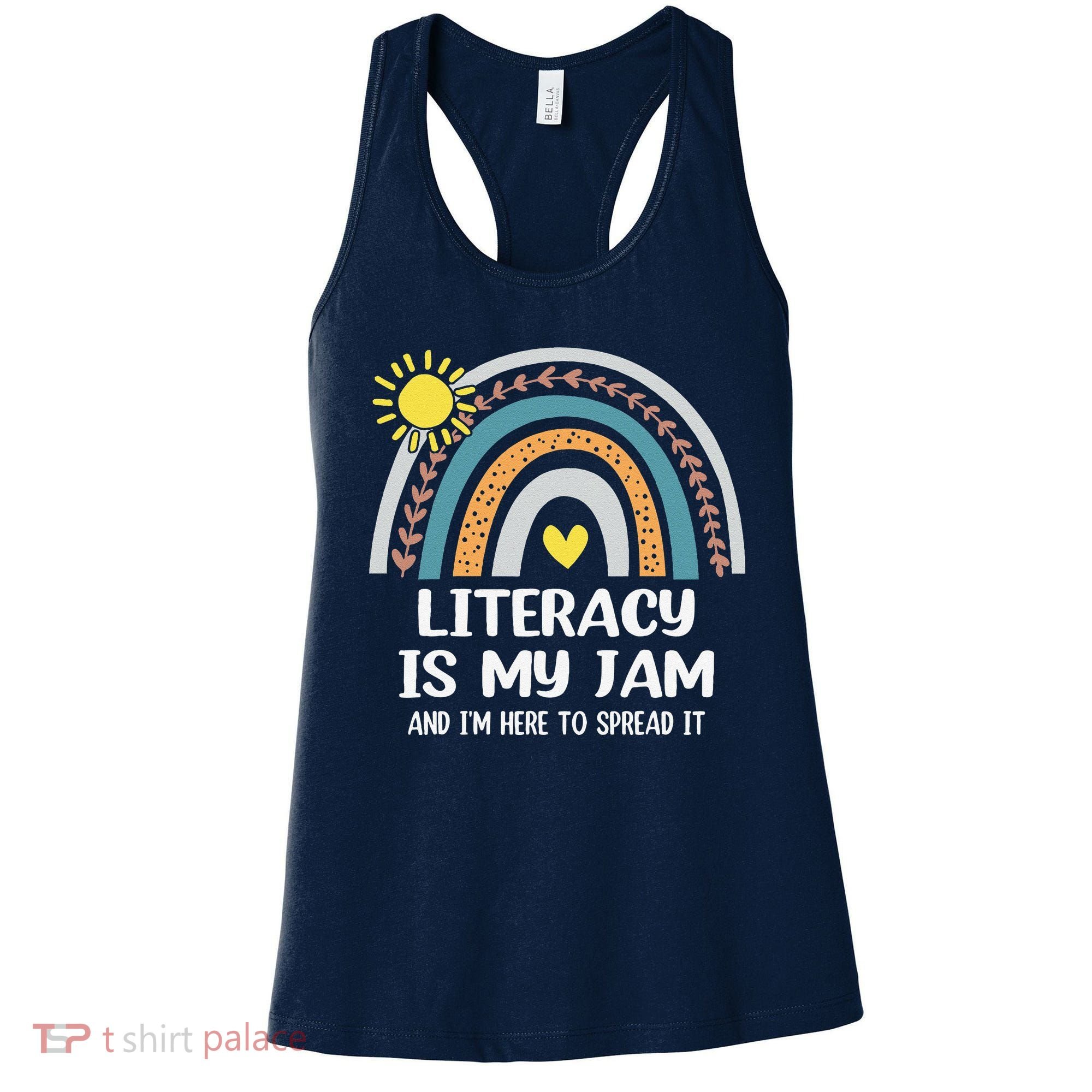 Literacy Is My Jam Literacy Teacher Reading Interventionist Women's Tank Top