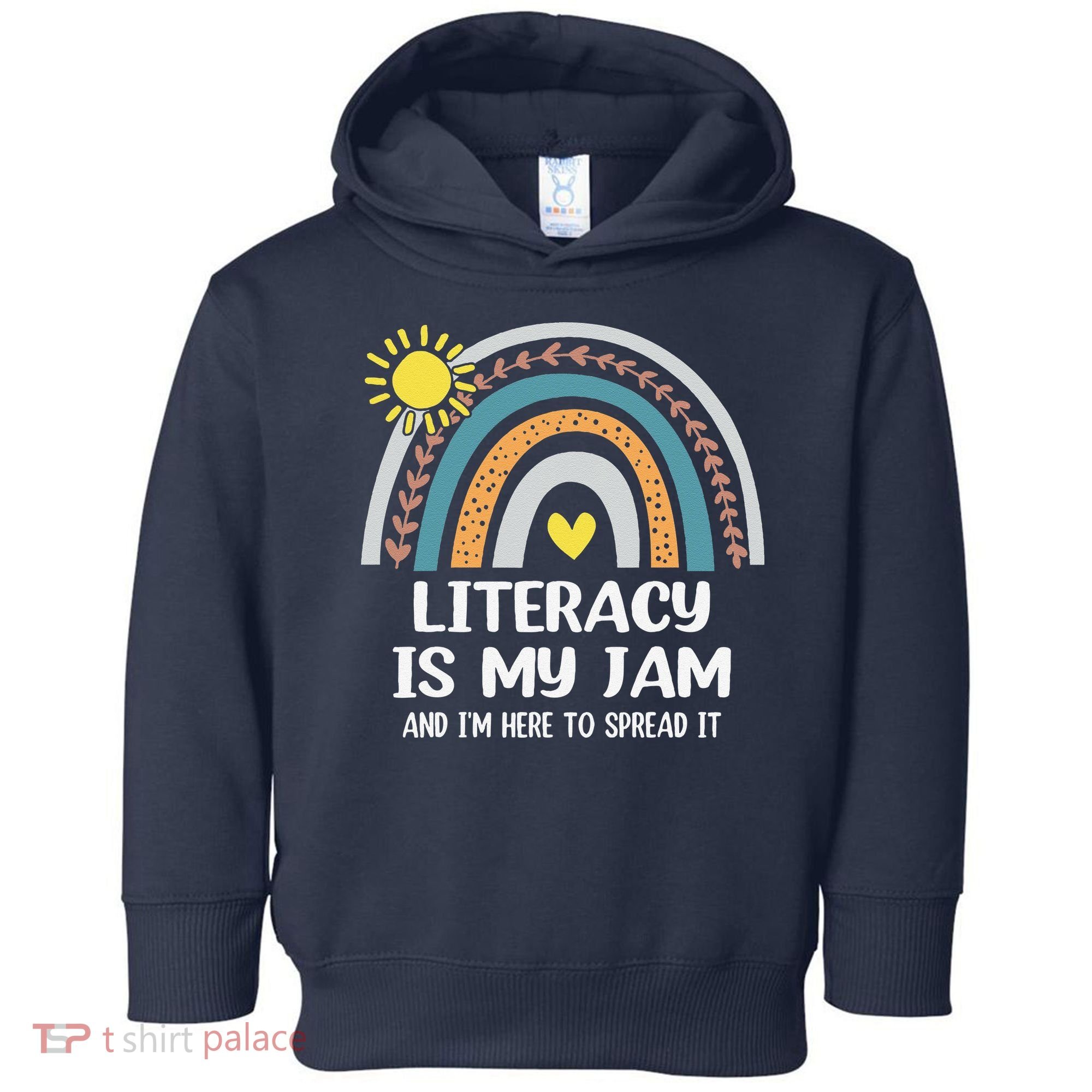 Literacy Is My Jam Literacy Teacher Reading Interventionist Toddler Hoodie