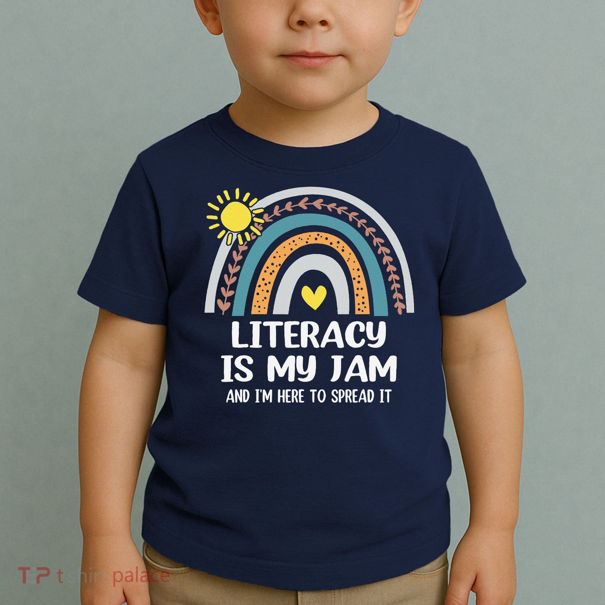 Literacy Is My Jam Literacy Teacher Reading Interventionist Toddler T-Shirt