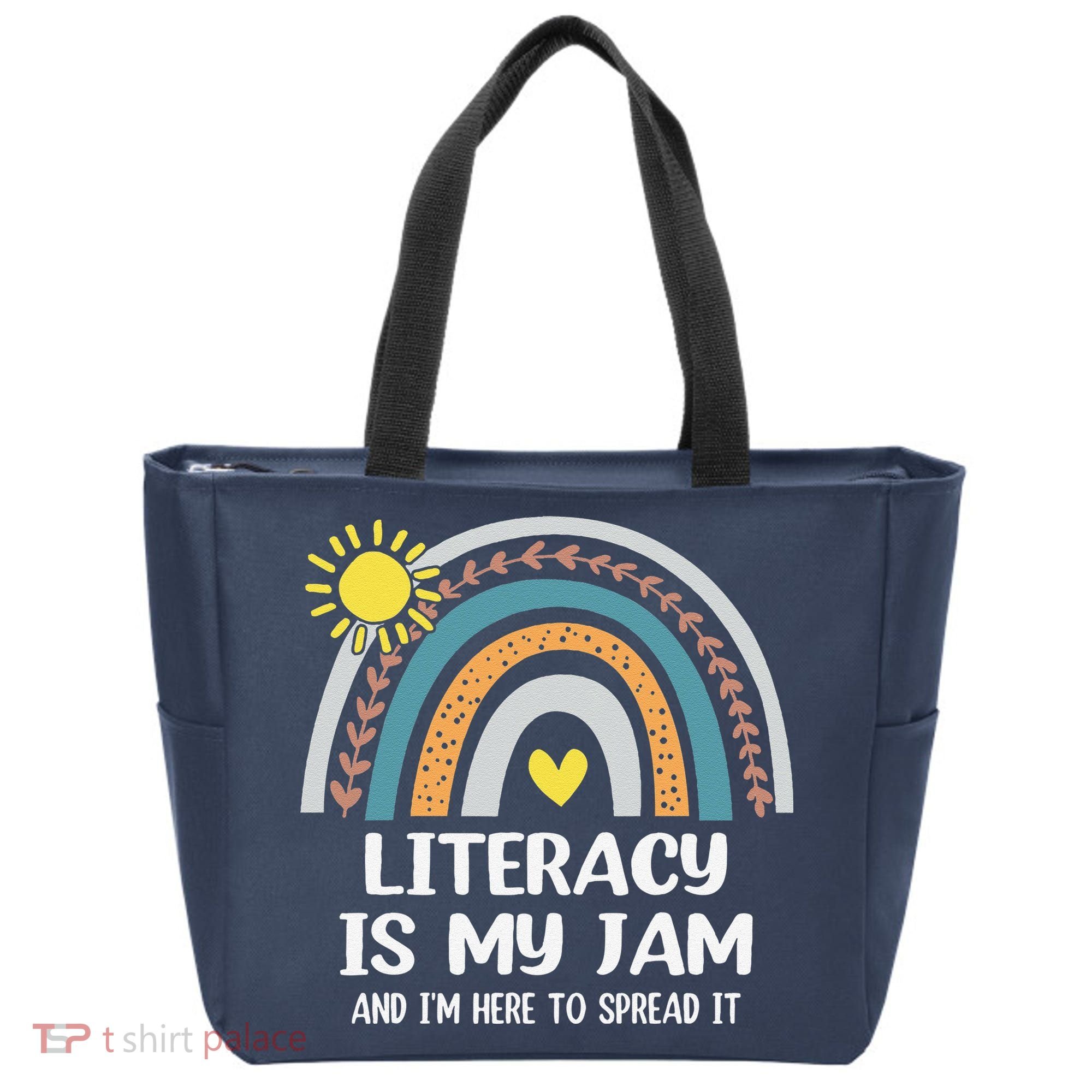 Literacy Is My Jam Literacy Teacher Reading Interventionist Tote Bag