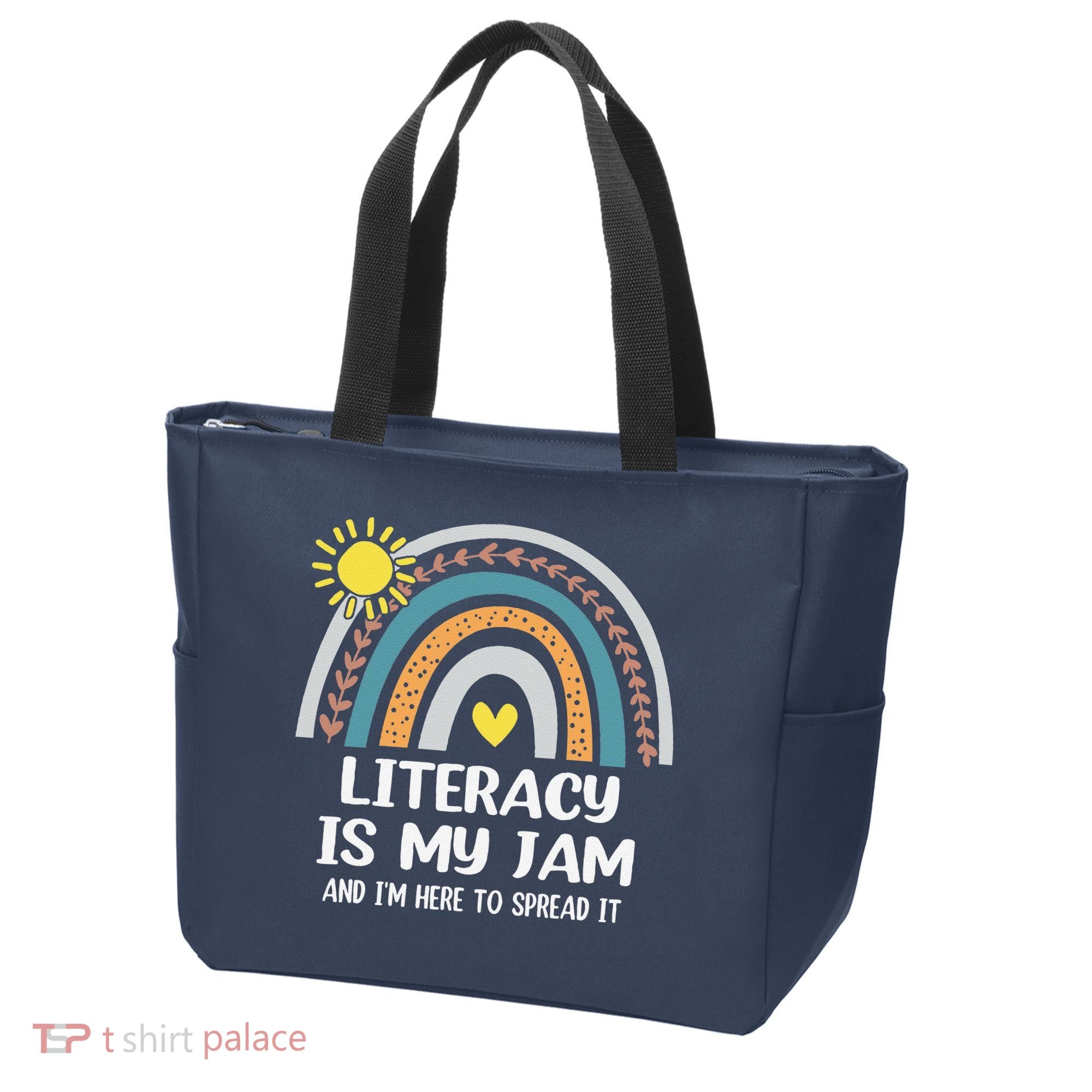 Literacy Is My Jam Literacy Teacher Reading Interventionist Tote Bag