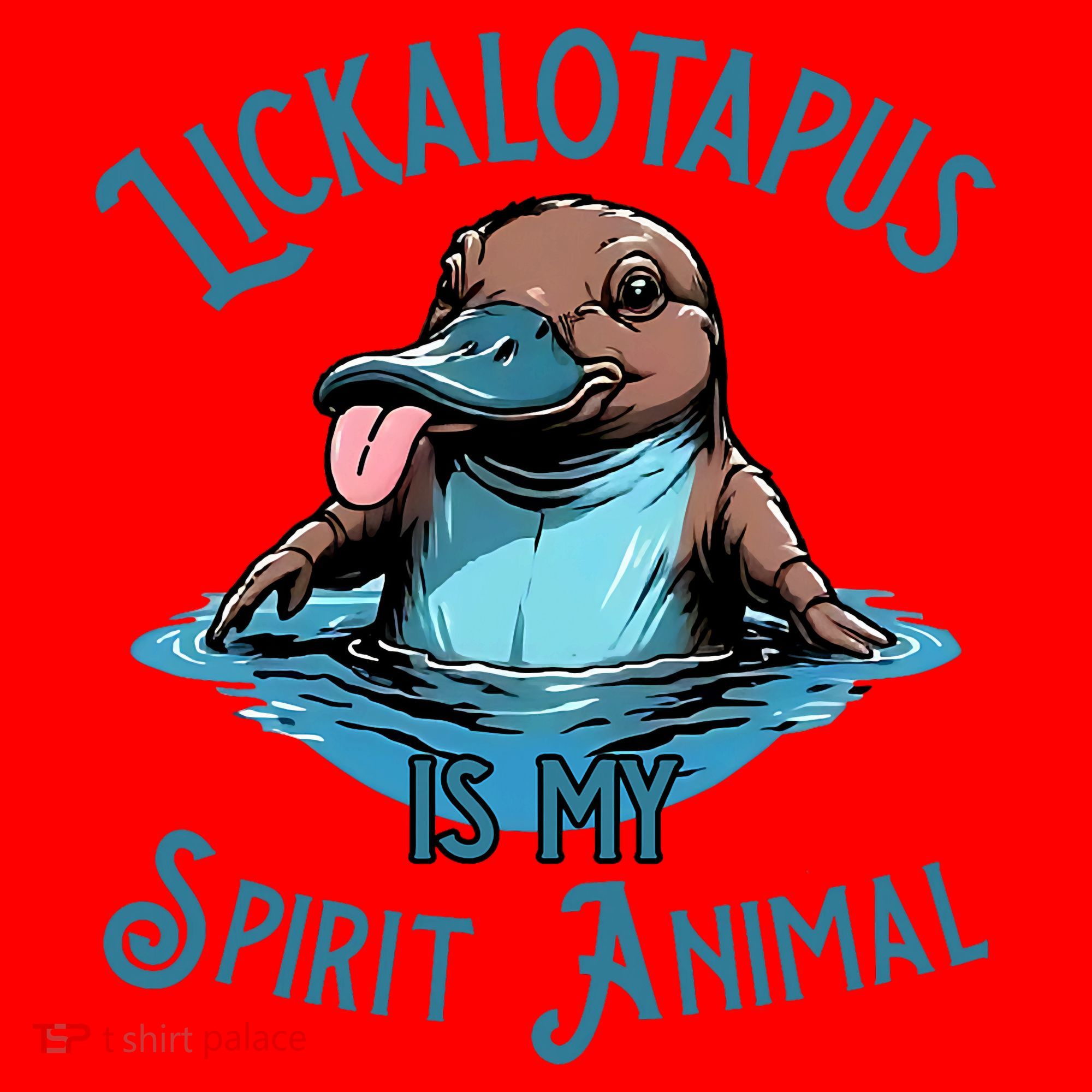Lickalotapus Is My Spirit Animal Meme Funny Lickalotapus Santa Hat