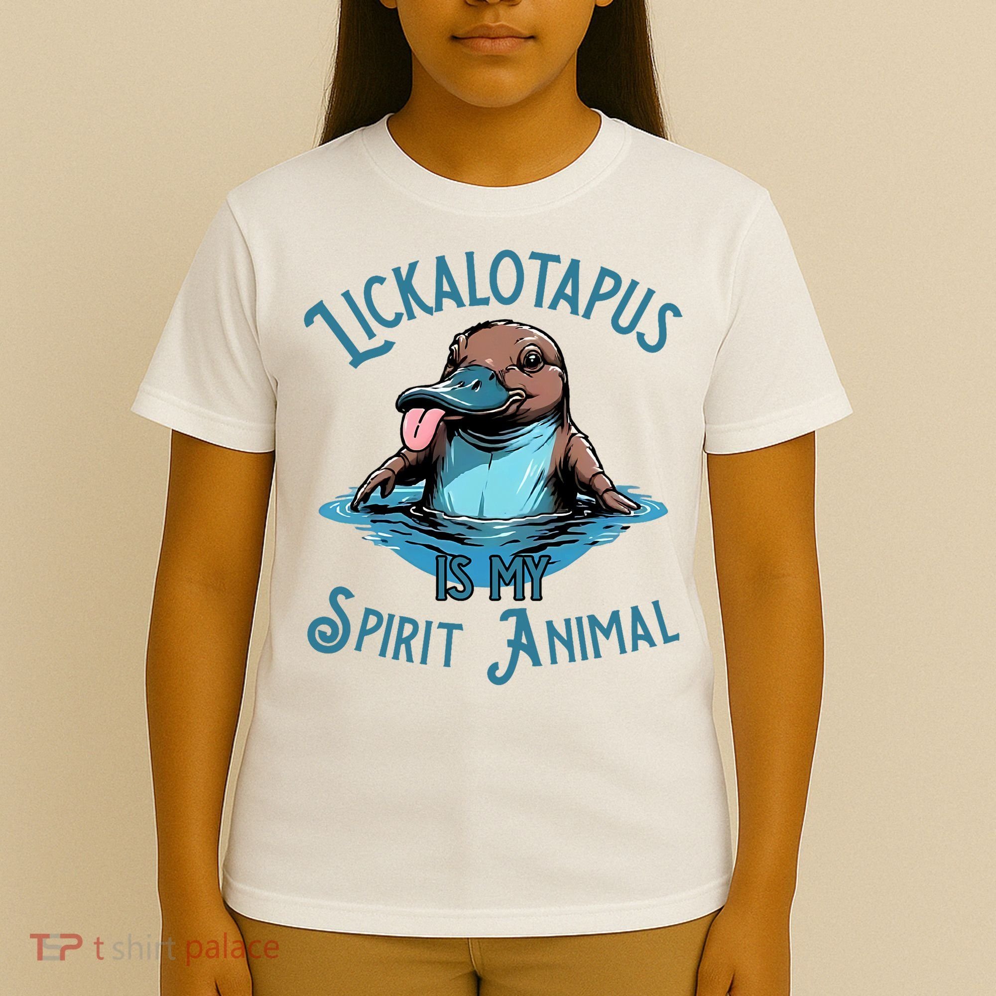 Lickalotapus Is My Spirit Animal Meme Funny Lickalotapus T-Shirt