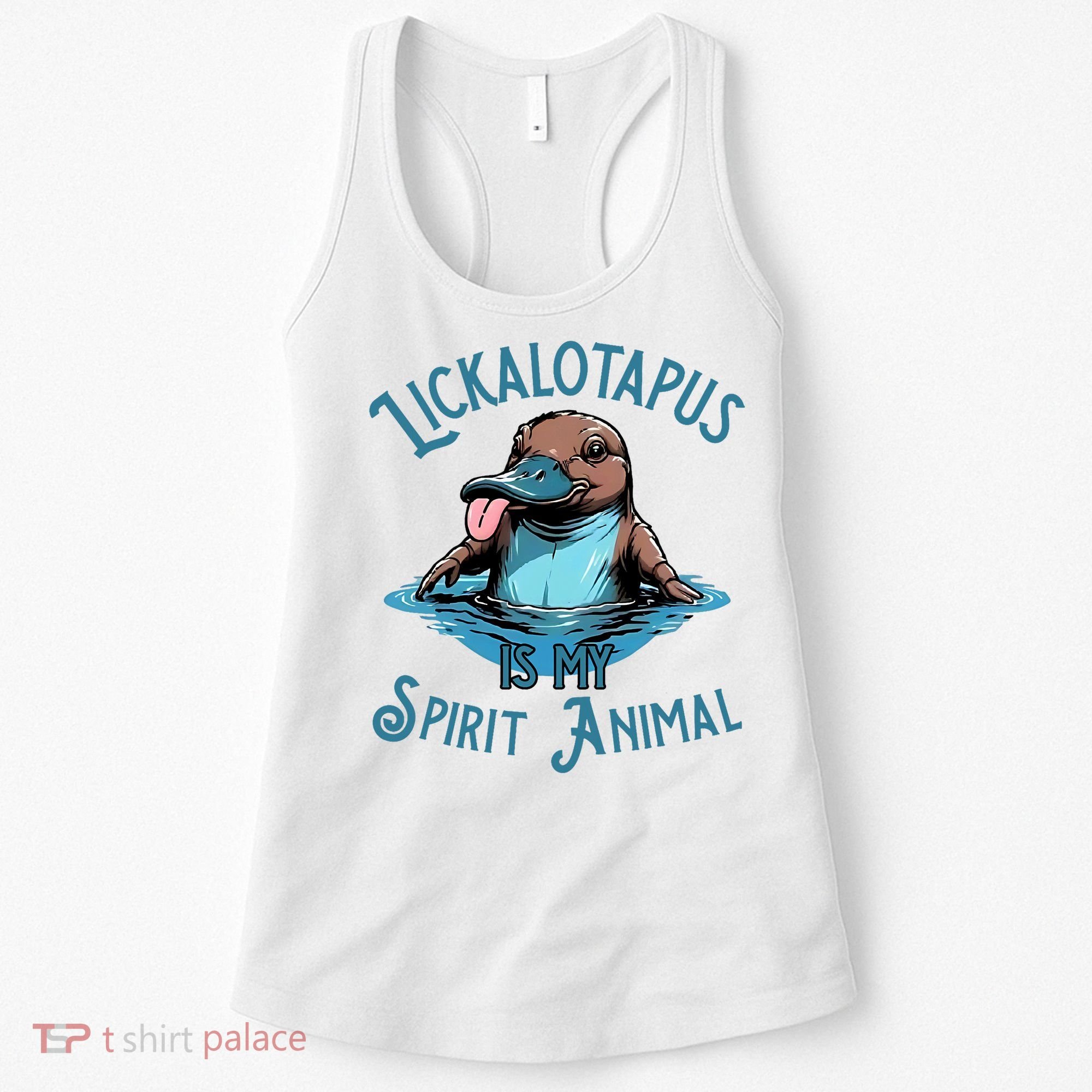 Lickalotapus Is My Spirit Animal Meme Funny Lickalotapus Women's Tank Top