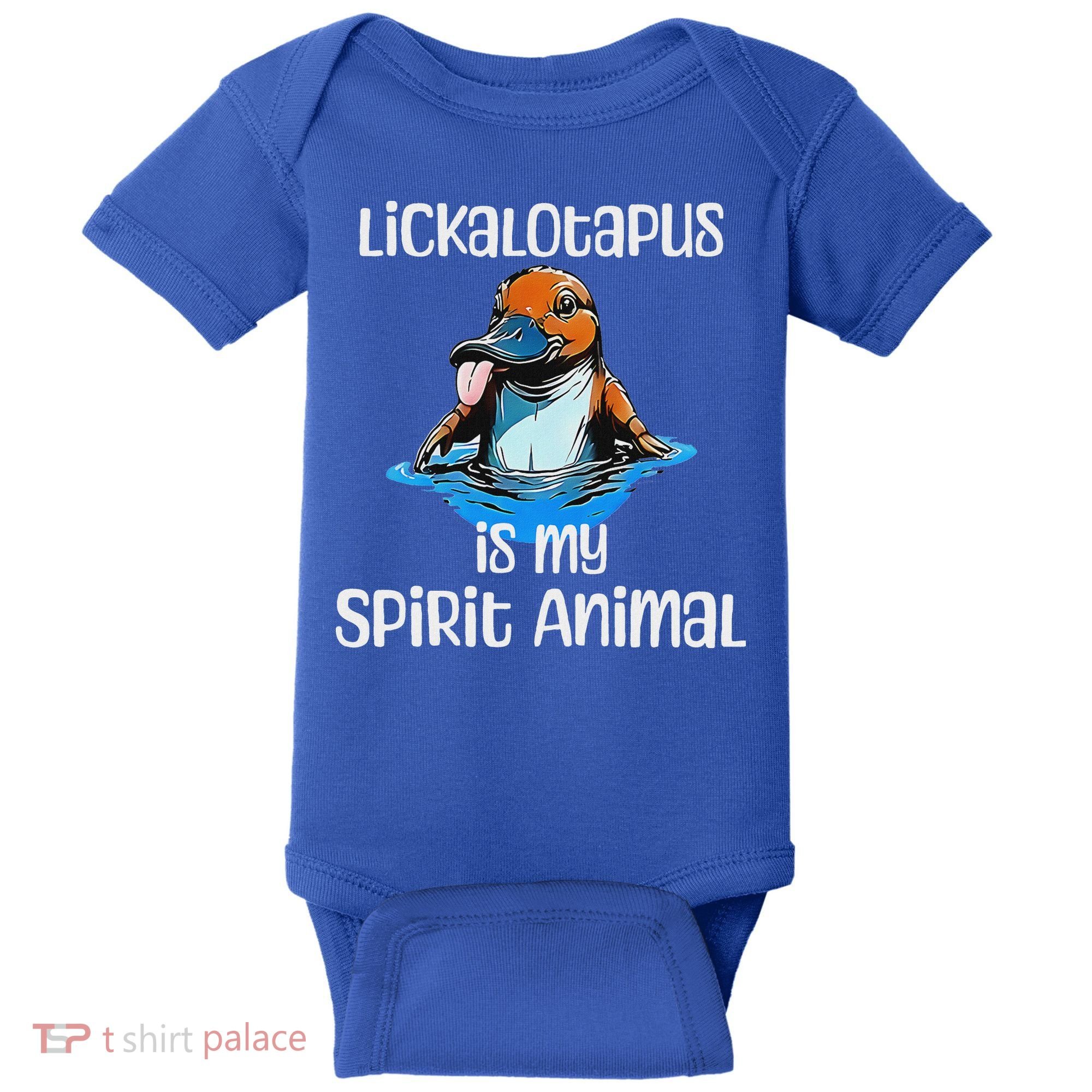 Lickalotopus Is My Spirit Animal Baby Bodysuit