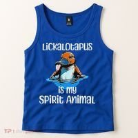 Lickalotopus Is My Spirit Animal Tank Top thumb 2