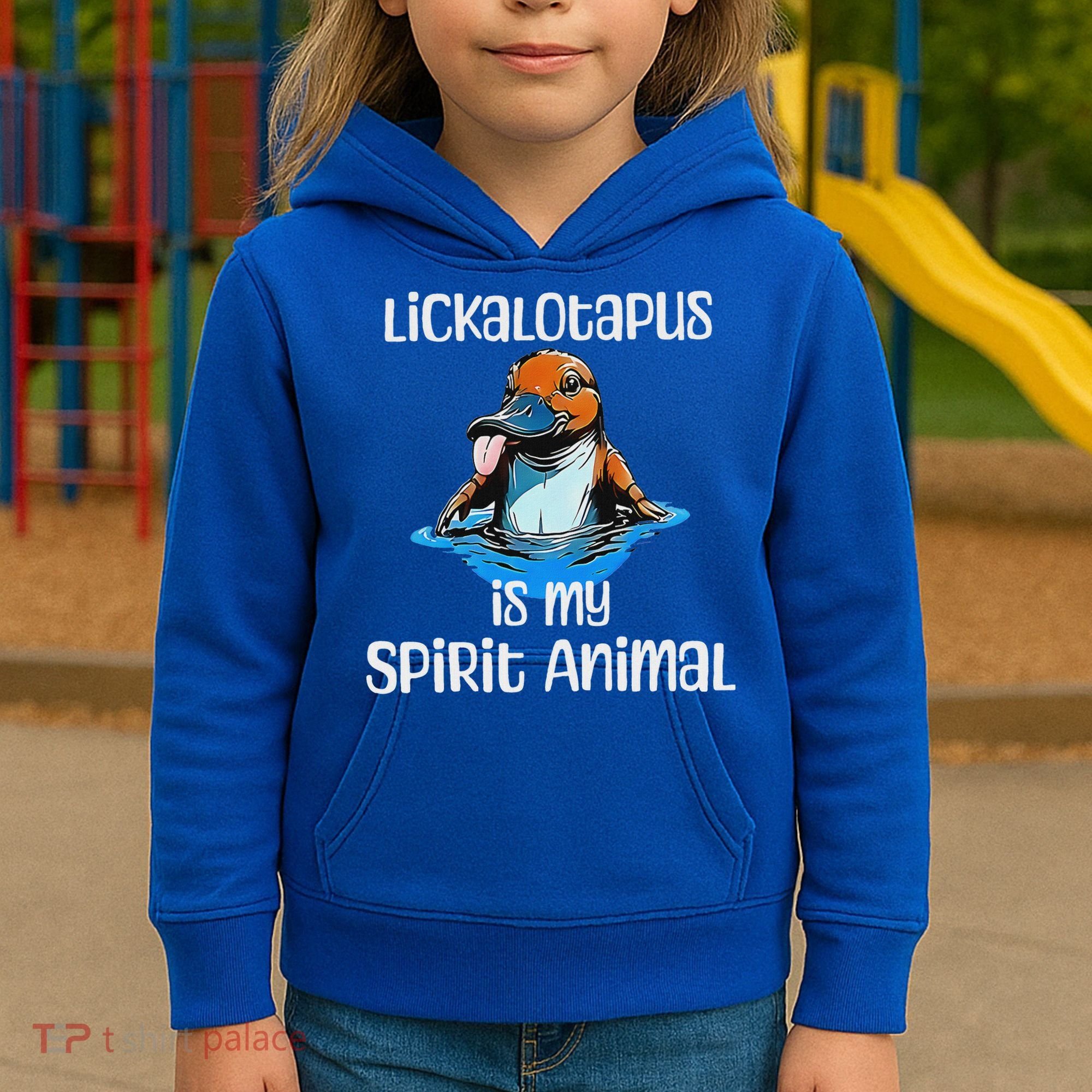 Lickalotopus Is My Spirit Animal Kids Hoodie