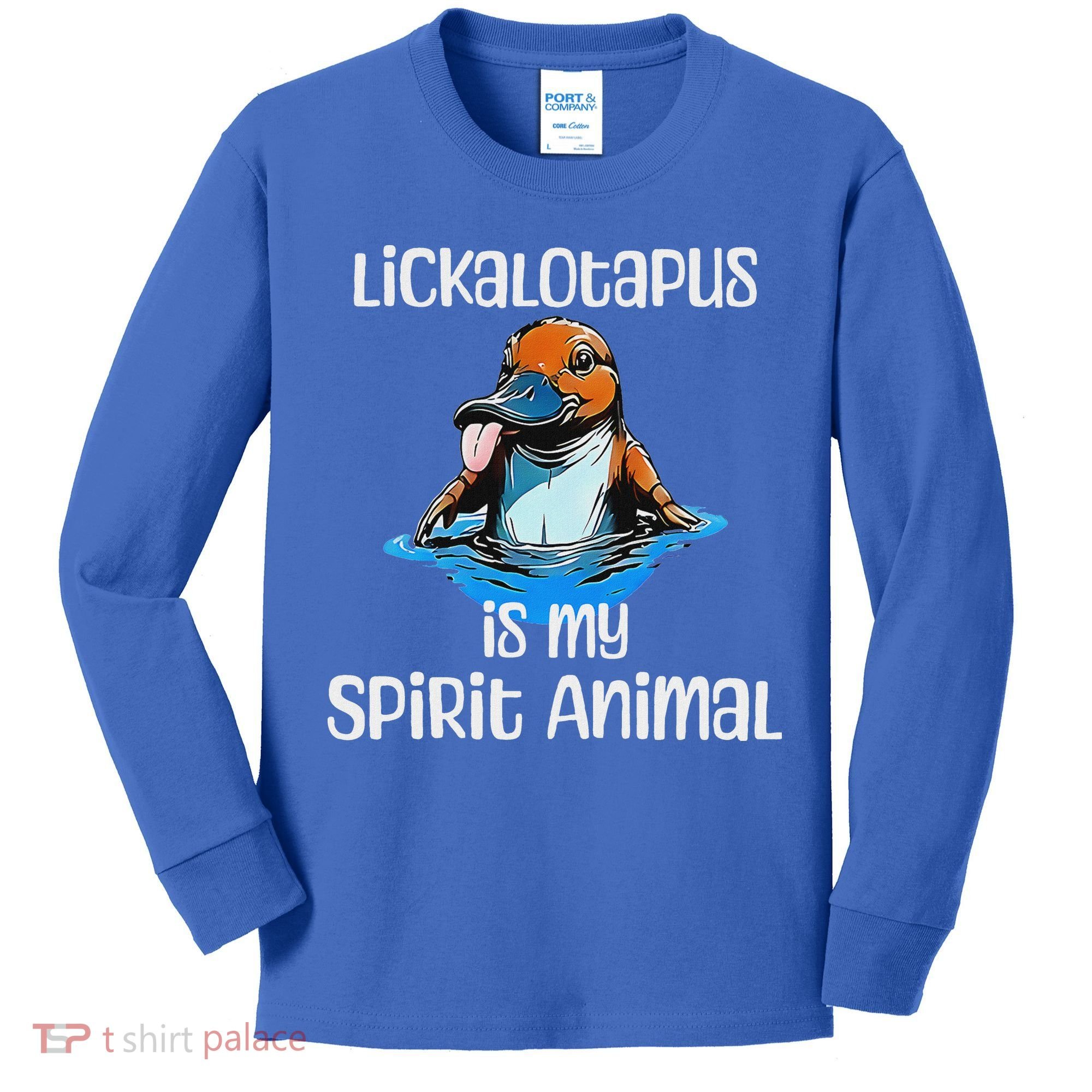 Lickalotopus Is My Spirit Animal Kids Long Sleeve Shirt