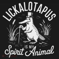 Lickalotapus Is My Spirit Animal Funny Lickalottapus Lover T-Shirt thumb 7