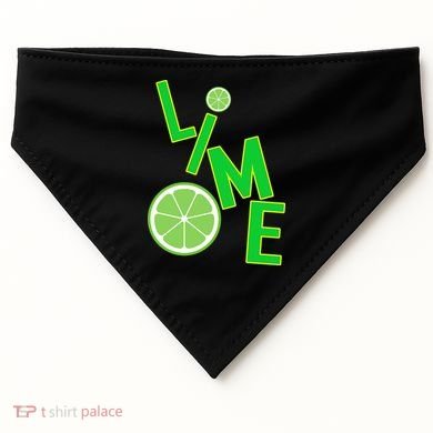 Lime Costume USA-Made Doggie Bandana
