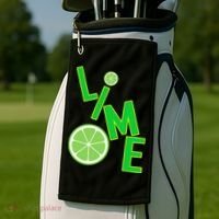 Lime Costume Golf Towel thumb 2