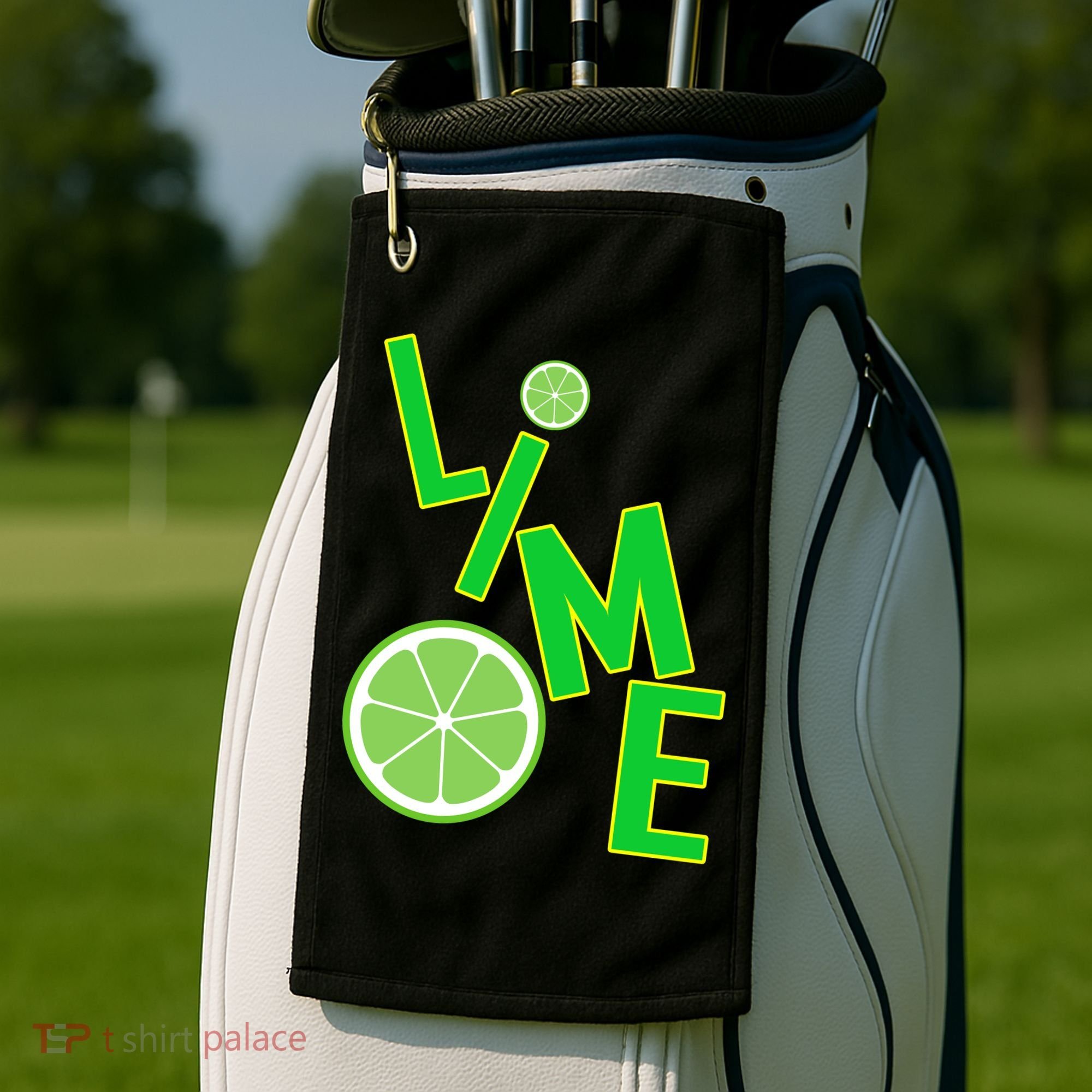 Lime Costume Golf Towel