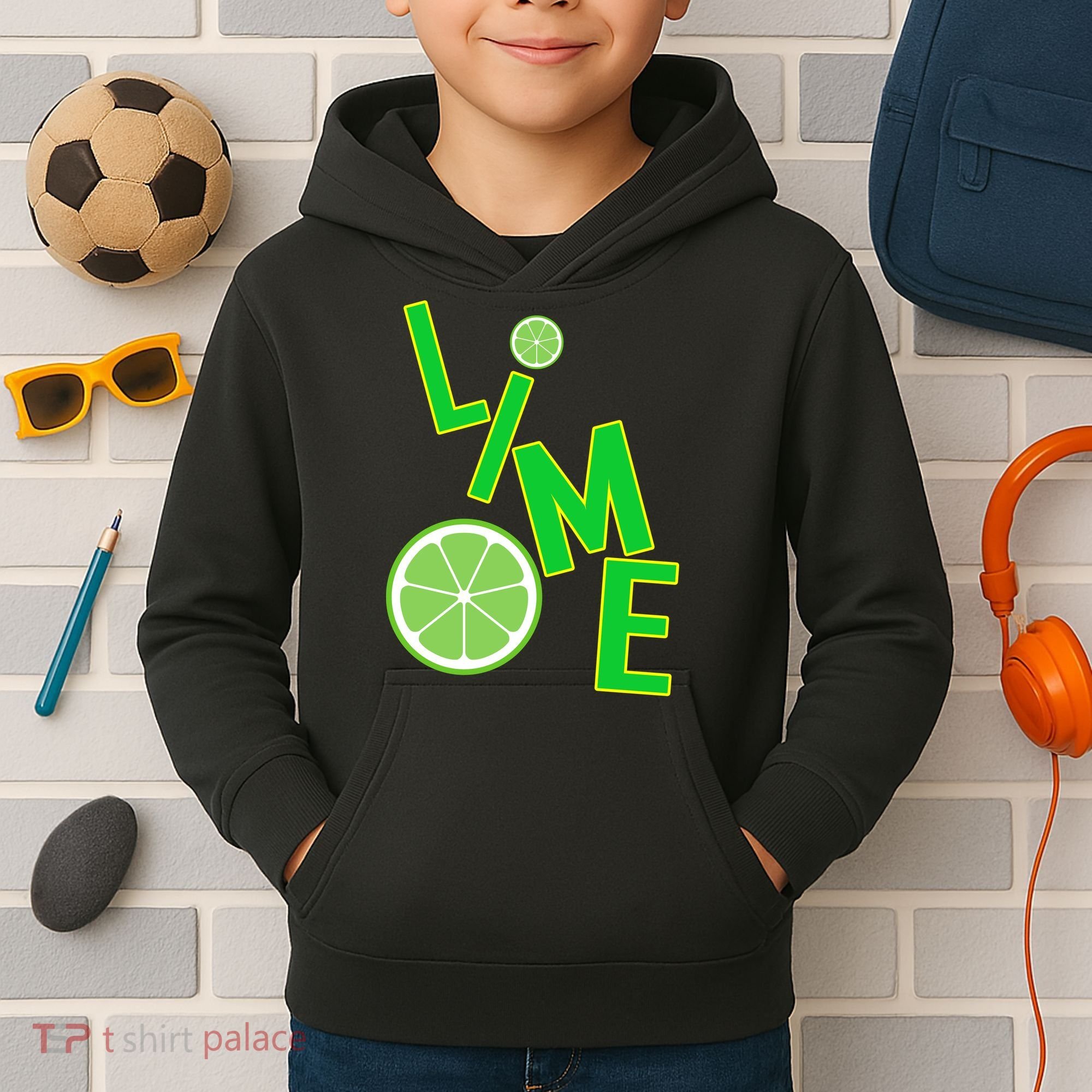 Lime Costume Kids Hoodie