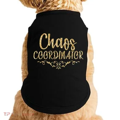 Limited Chaos Coordinator Gold Script Doggie Tank